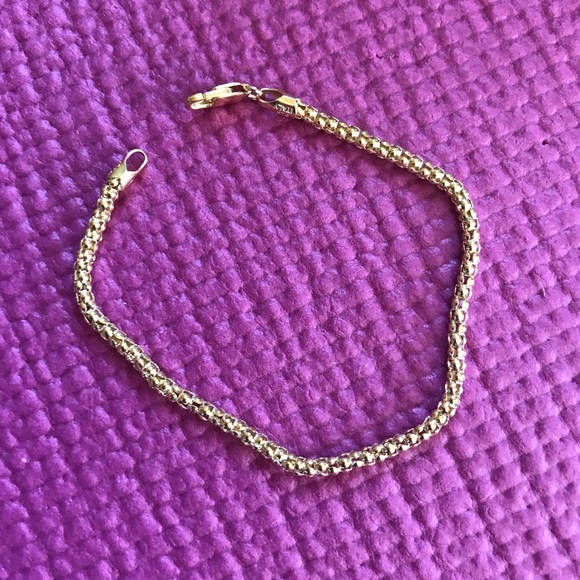 🌷🌷18k Gold Plated Sterling Popcorn Bracelet🌷🌷 - Picture 4 of 5